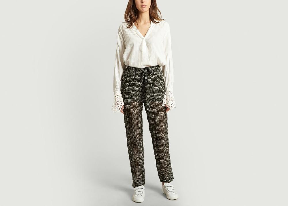 L'exception Chemise Broderie Blanc NUE 19.04