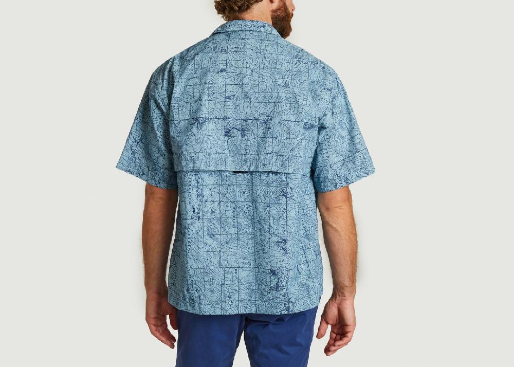L'exception Chemise Camp Bleu Clair Gramicci