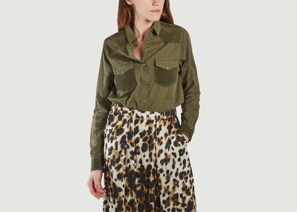 l'exception Chemise Candice Khaki Five Jeans