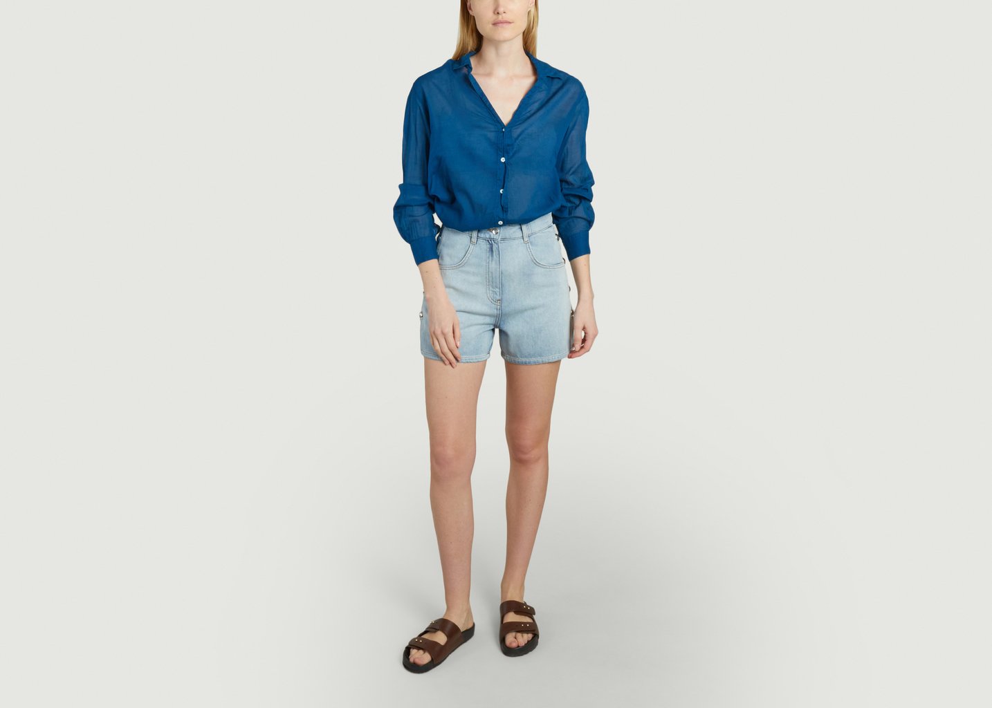 L'exception Chemise Centia Bleu Diega