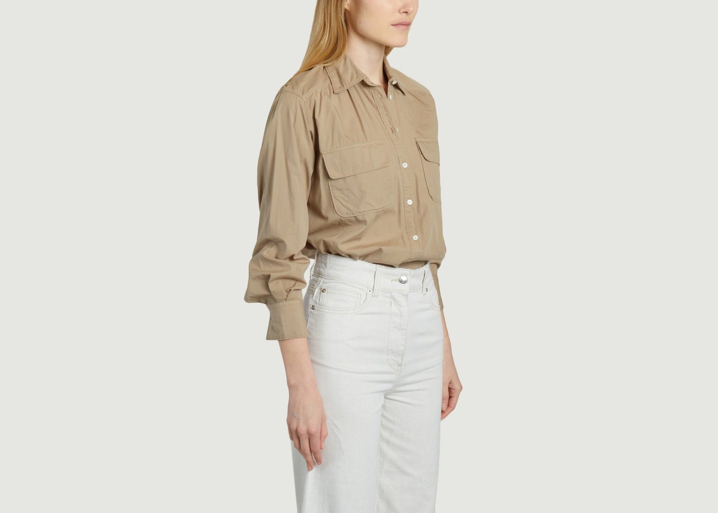 L'exception Chemise Charla Taupe Diega