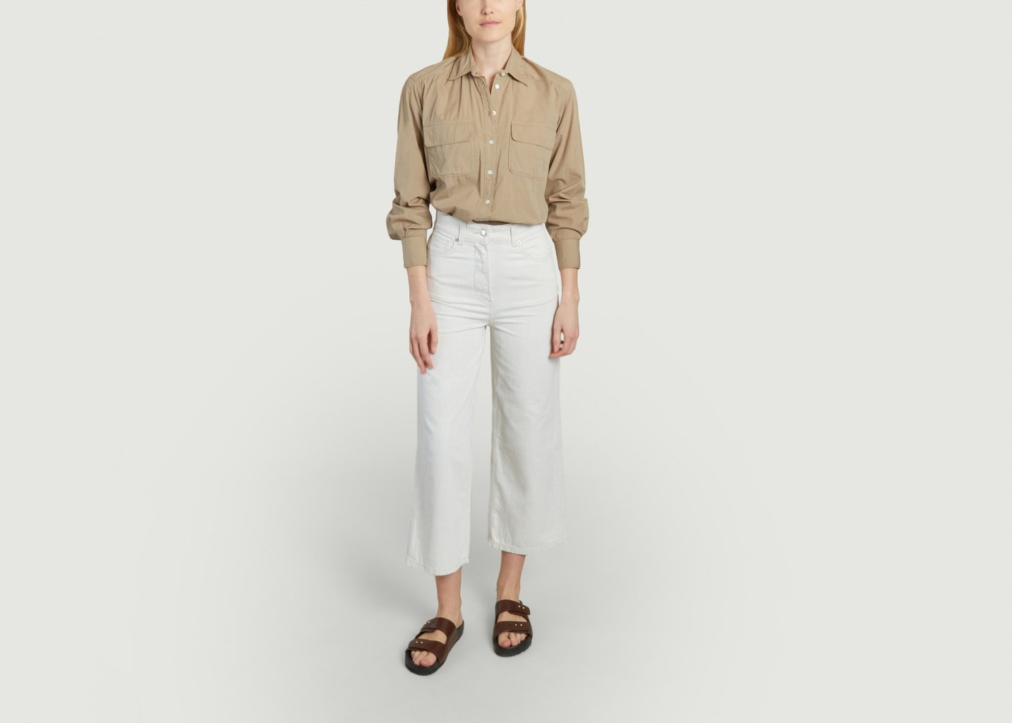 L'exception Chemise Charla Taupe Diega