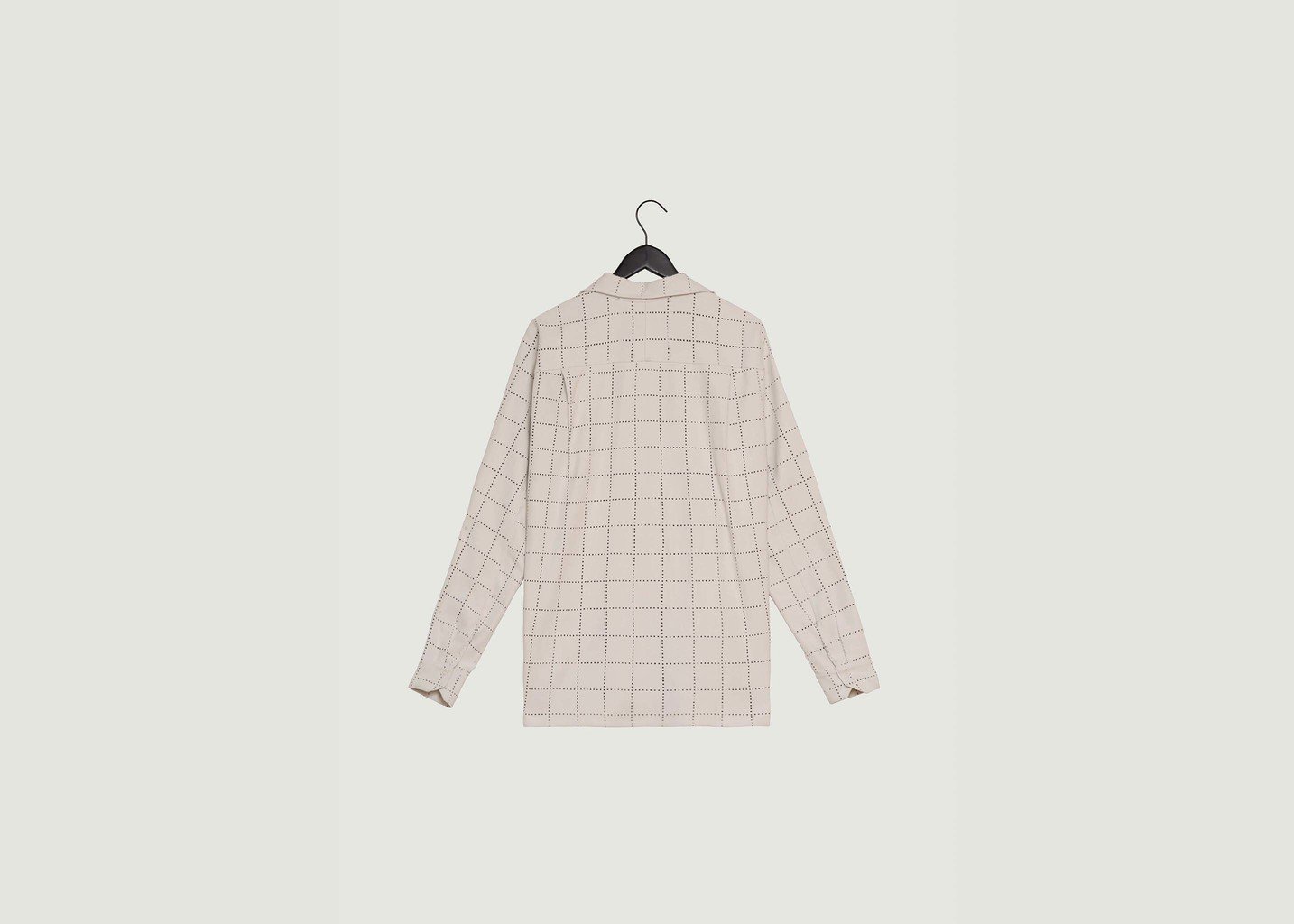 L'exception Chemise Checkers Blanc Christine Phung