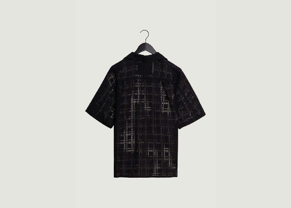 L'exception Chemise Checkers Noir Christine Phung