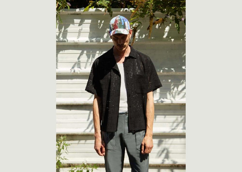 L'exception Chemise Checkers Noir Christine Phung