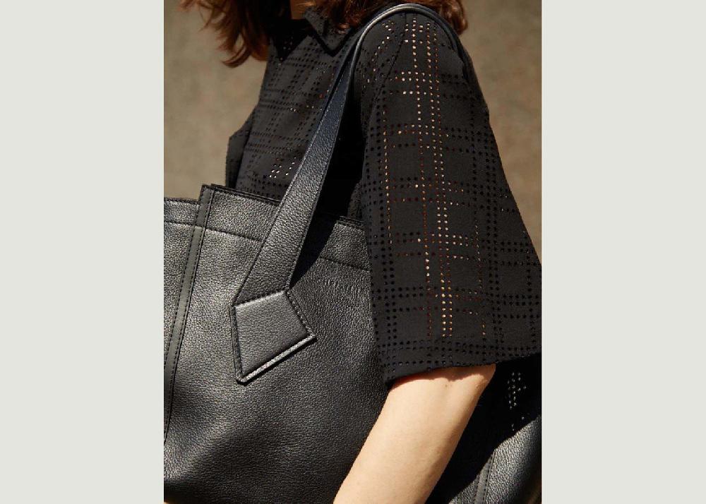 L'exception Chemise Checkers Noir Christine Phung