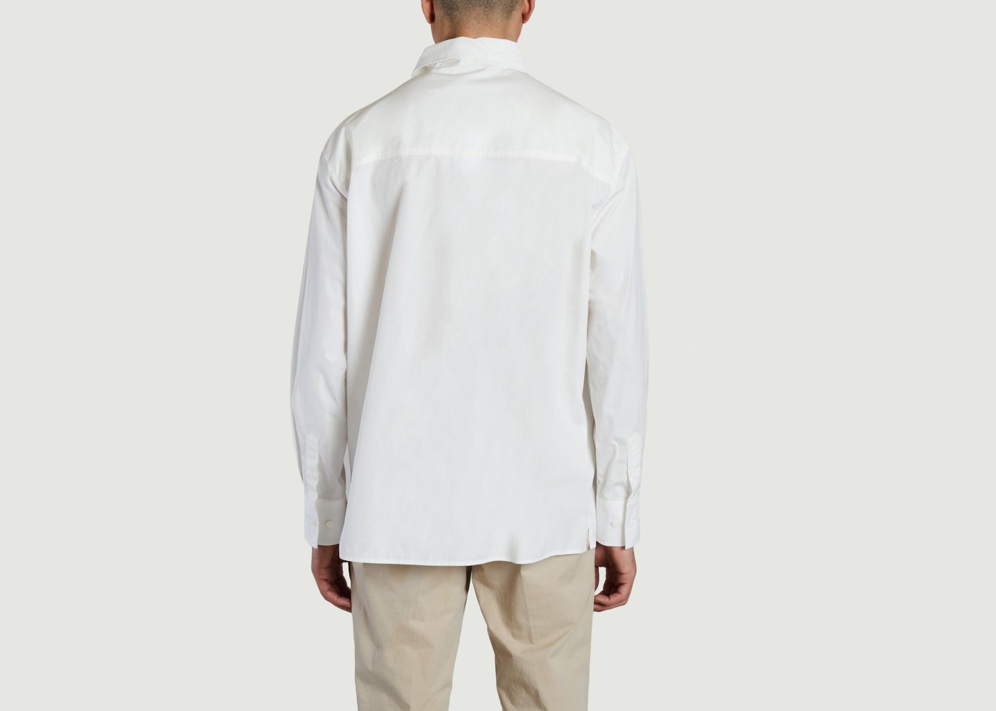 L'exception Chemise Checkpoint Ecru Etudes Studio