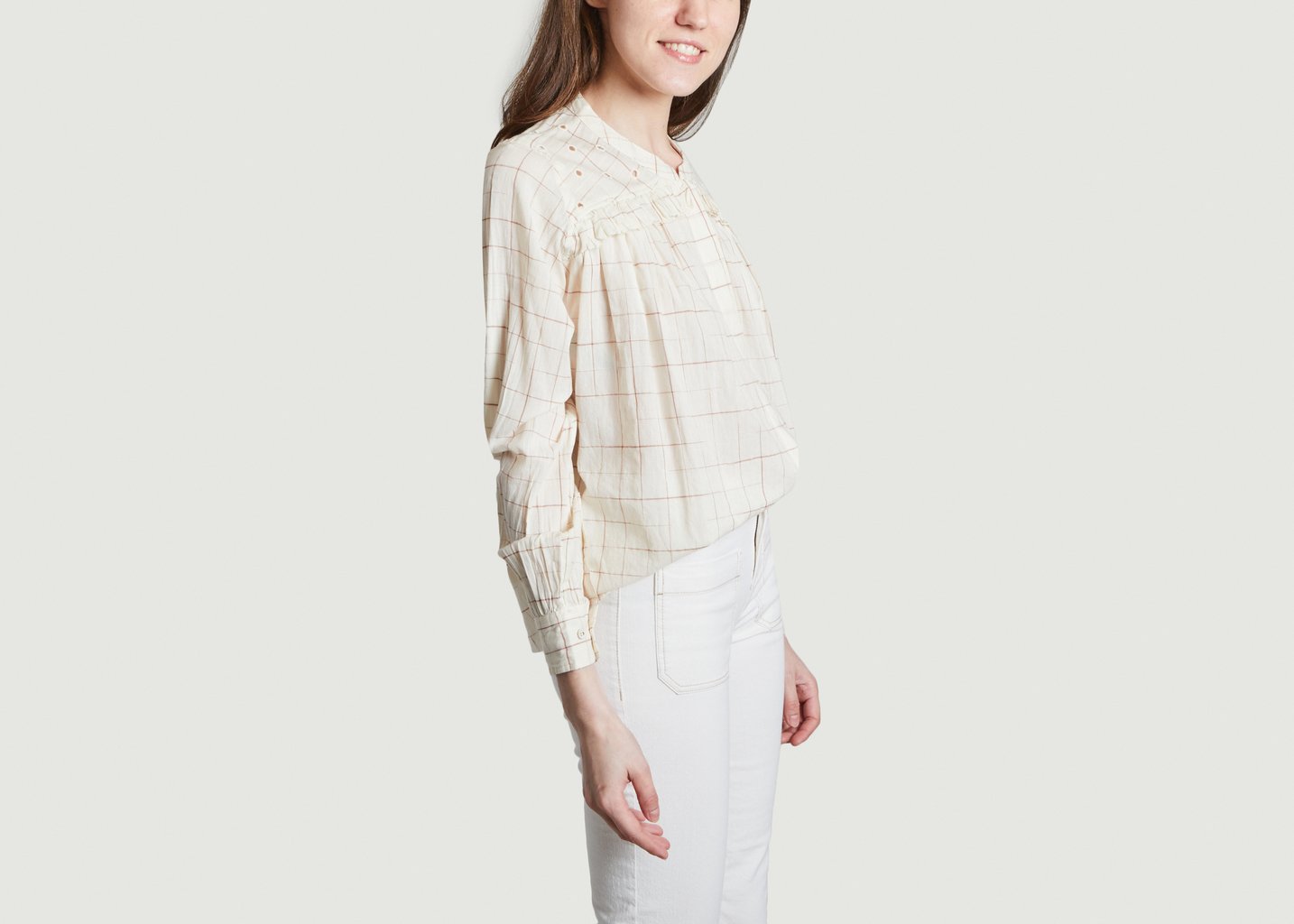 L'exception Chemise Ciron Check Camel Leon & Harper