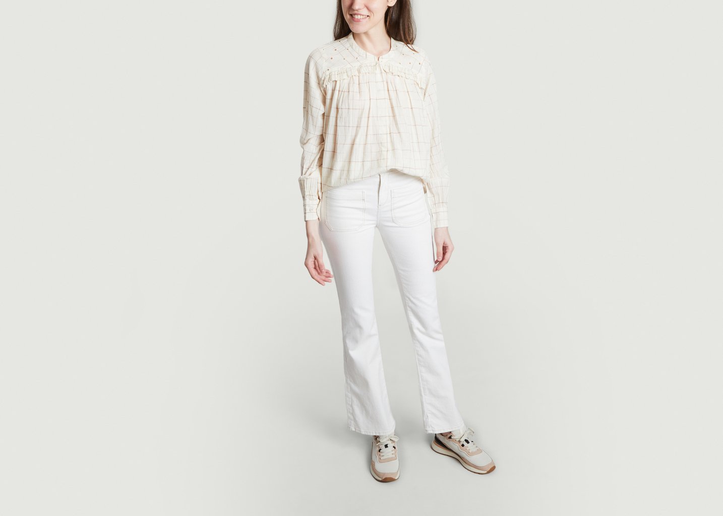 L'exception Chemise Ciron Check Camel Leon & Harper