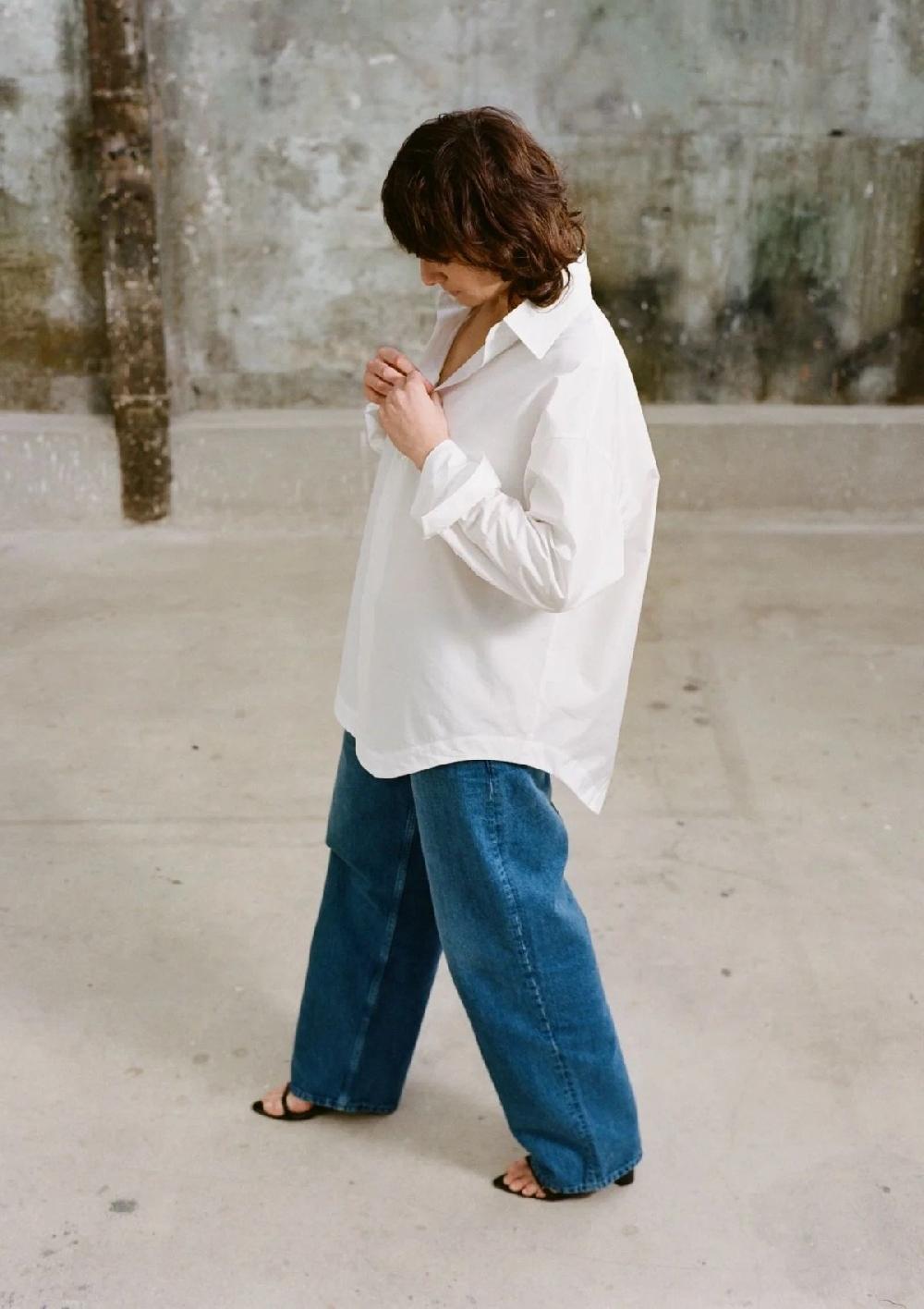 L'exception Chemise Core Oversize Blanc ADN Paris