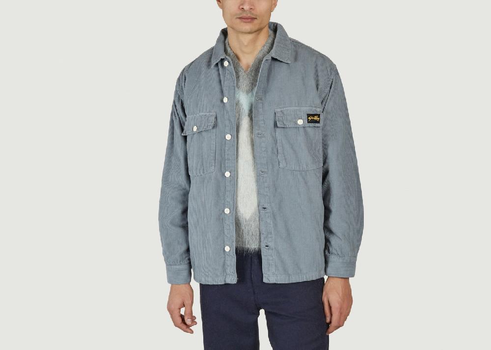L'exception Chemise CPO Gris Stan Ray