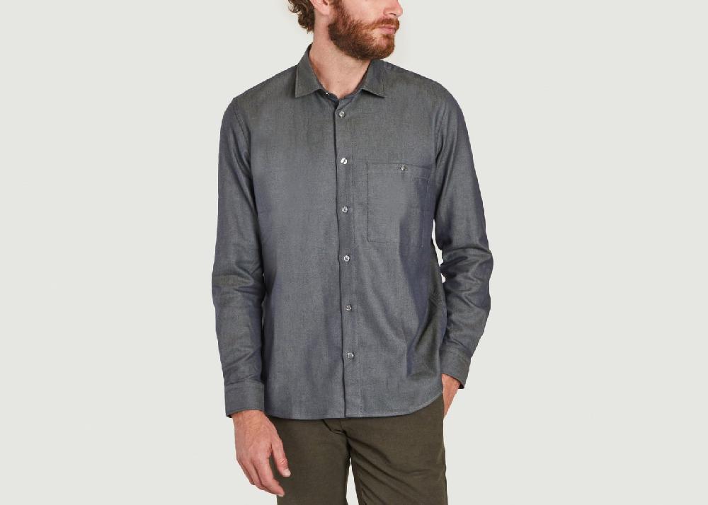l'exception Chemise Curtis Anthracite noyoco