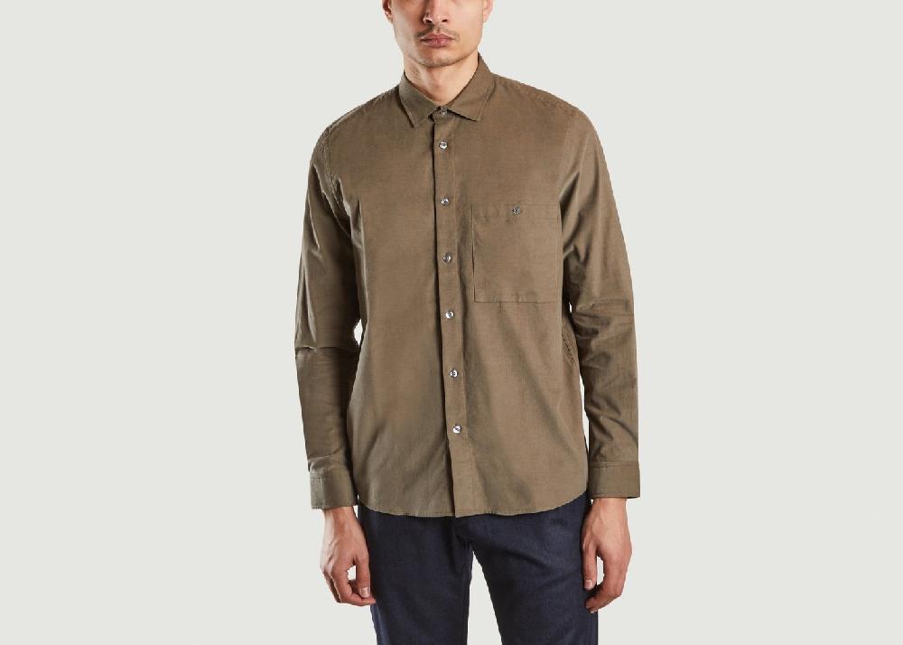 l'exception Chemise Curtis Khaki noyoco