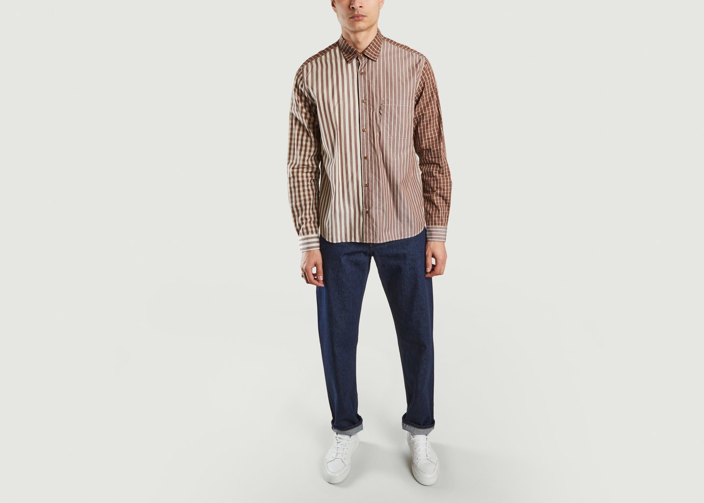 L'exception Chemise Curtis Marron YMC