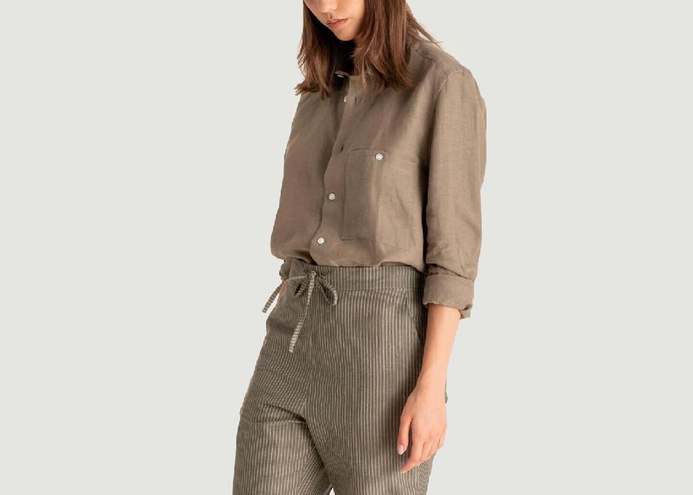 L'exception Chemise Curtis Tourterelle Noyoco