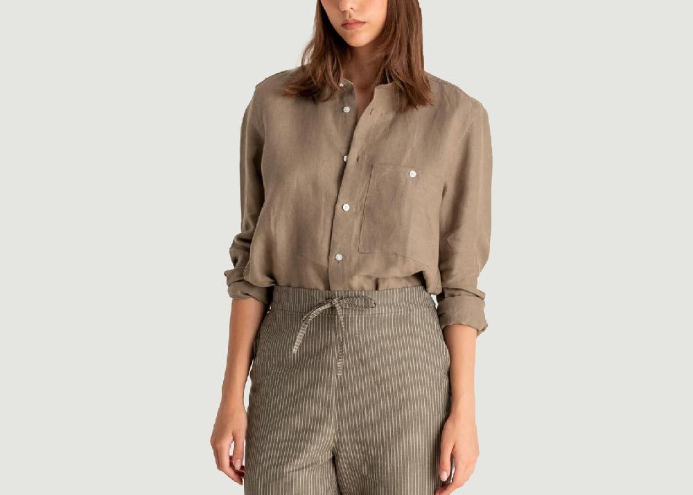 l'exception Chemise Curtis Tourterelle noyoco