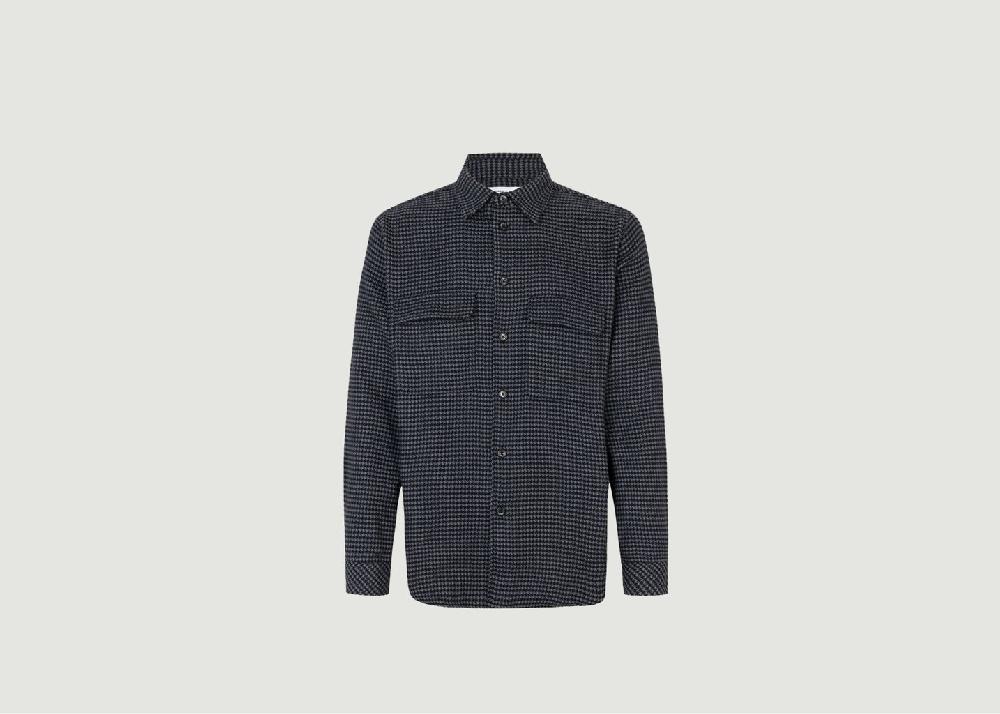 l'exception Chemise Damon 14424 Gris Samsoe & Samsoe