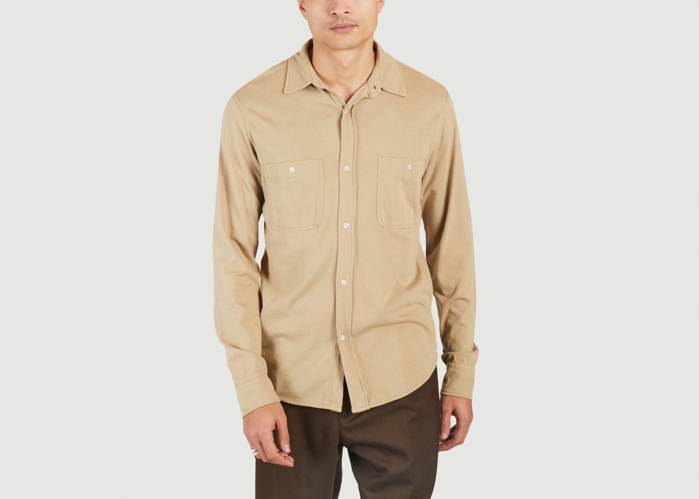 l'exception Chemise Dante Beige Officine Générale