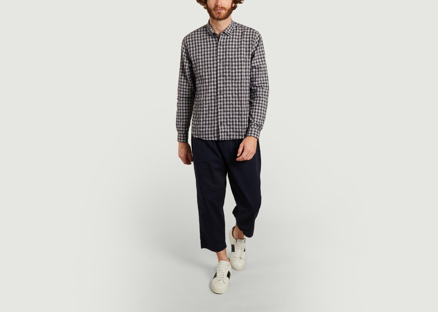 L'exception Chemise Dean Bleu Marine YMC