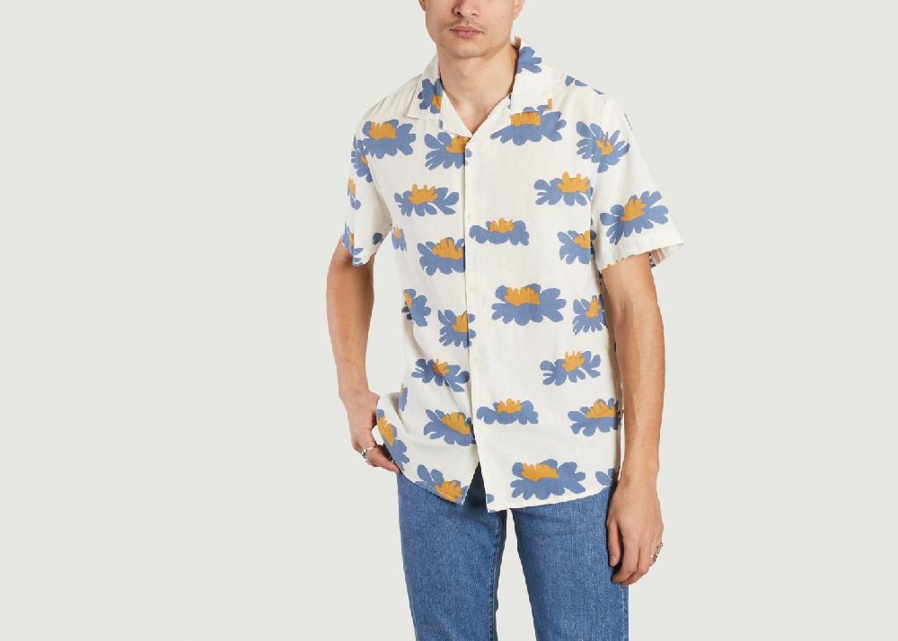 l'exception Chemise Didcot Lily Imprimé Wax London
