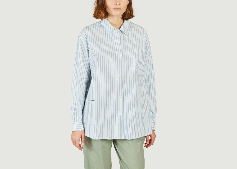 l'exception Chemise Edgar Bleu Skall Studio