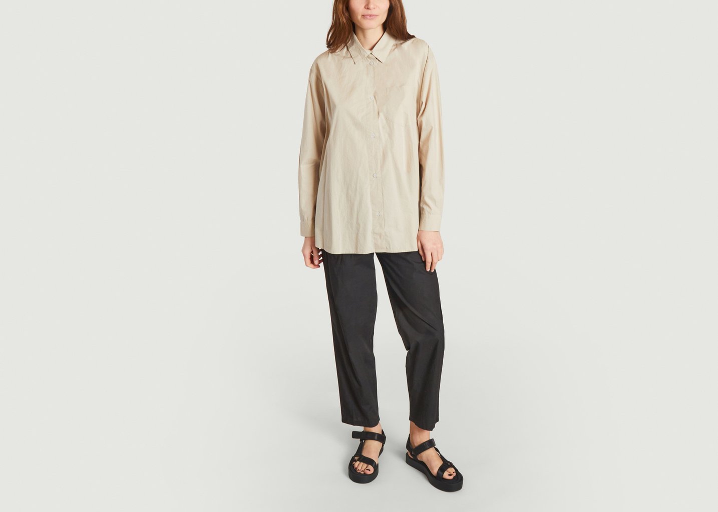 L'exception Chemise Edgar Gris Léger Skall Studio