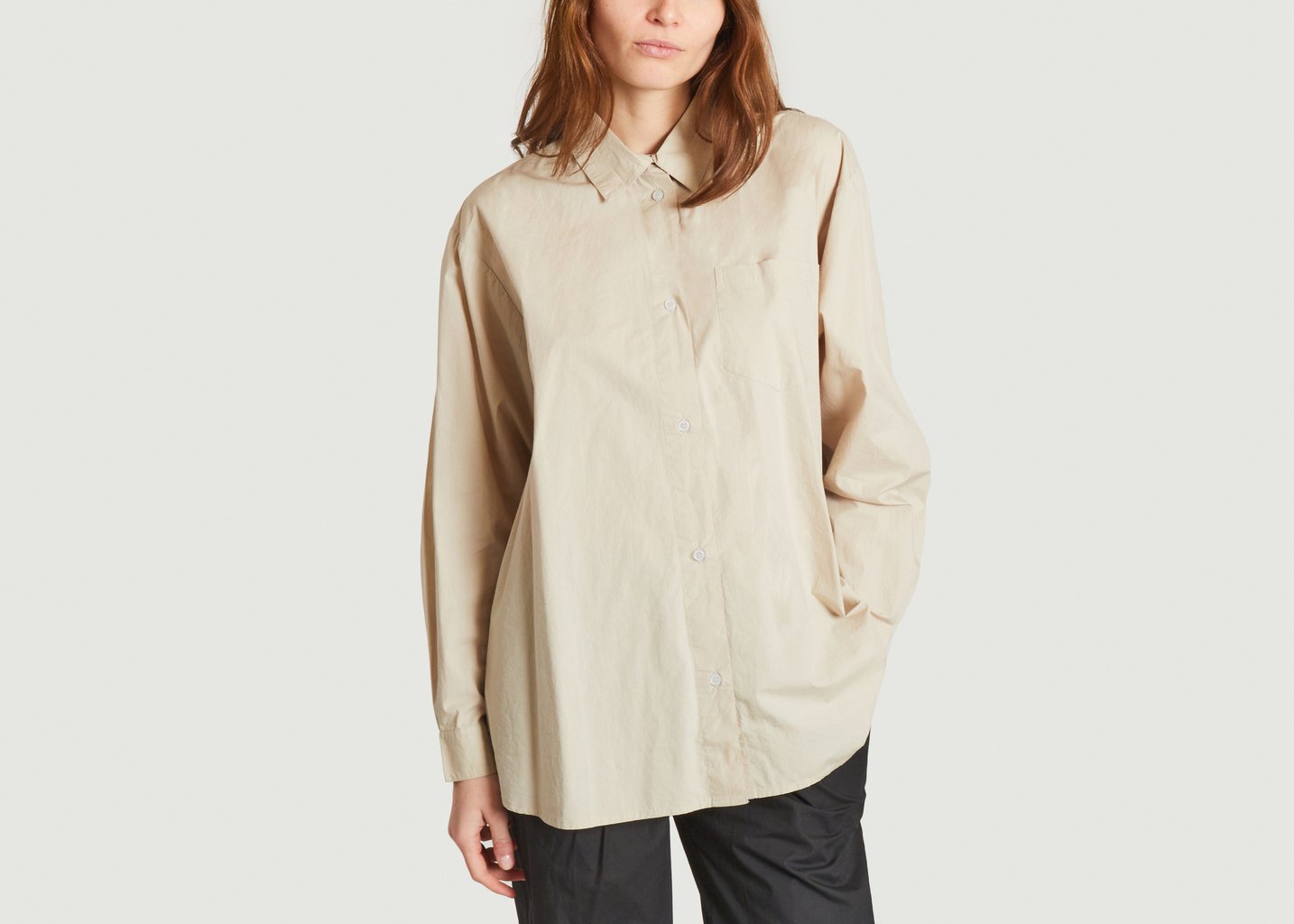 l'exception Chemise Edgar Gris Léger Skall Studio