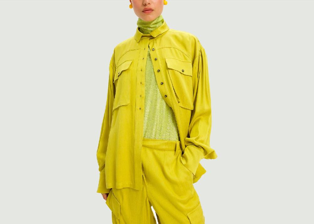 l'exception Chemise Elwood Jaune Heimstone