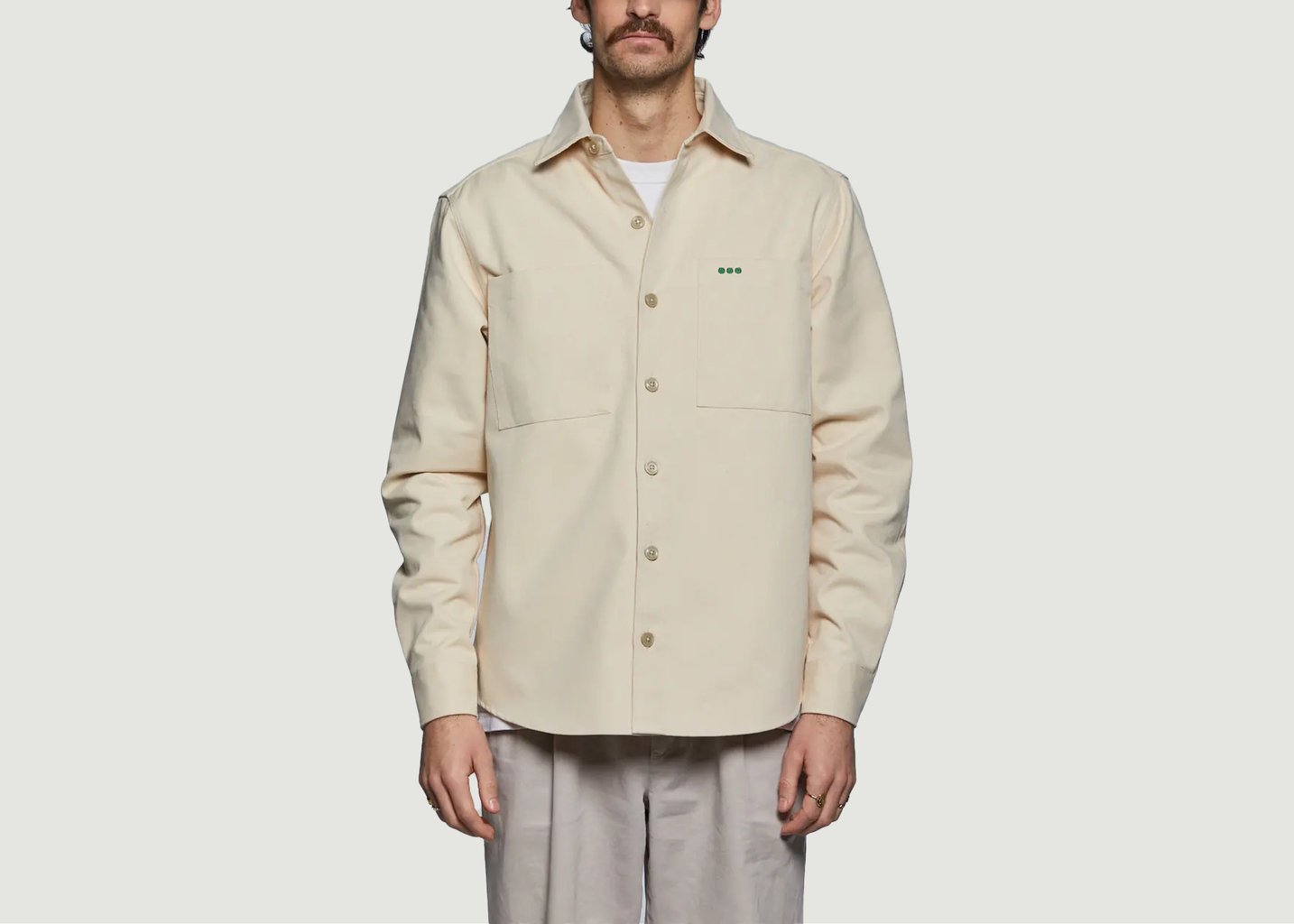 l'exception Chemise en coton Beige Later