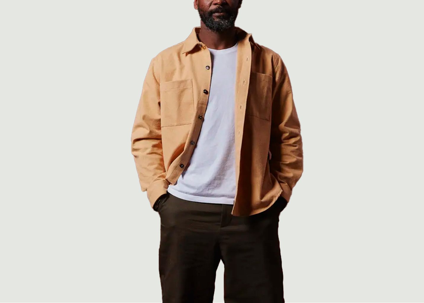 L'exception Chemise En Flanelle Sable Later