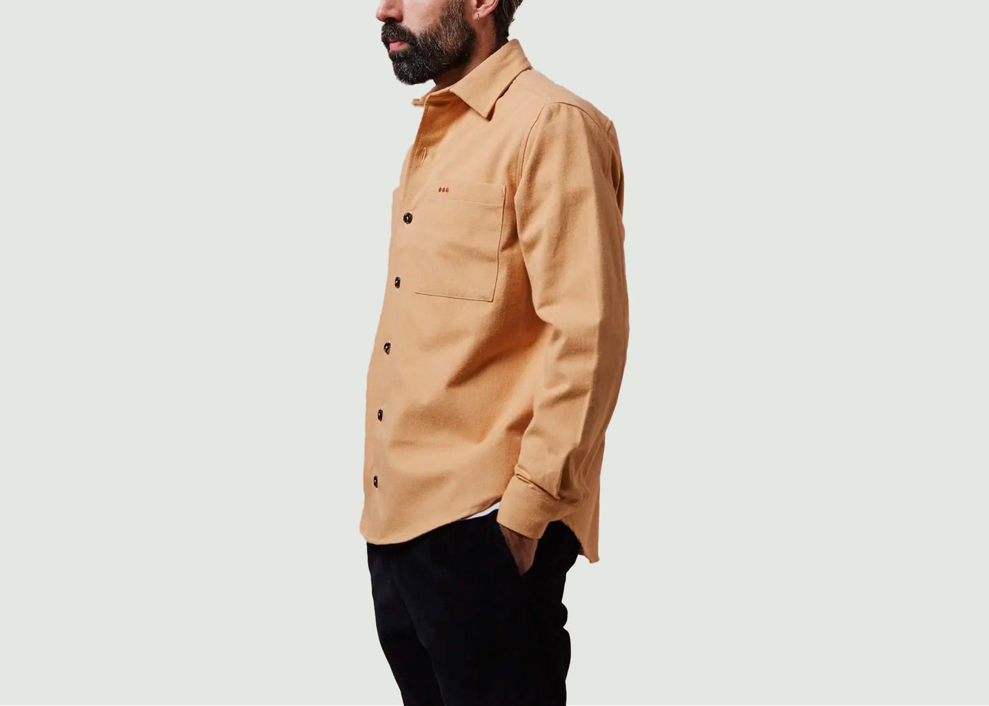 L'exception Chemise En Flanelle Sable Later