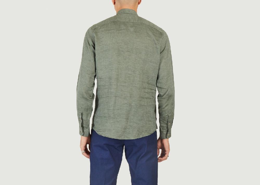 L'exception Chemise En Lin Khaki JagVi Rive Gauche