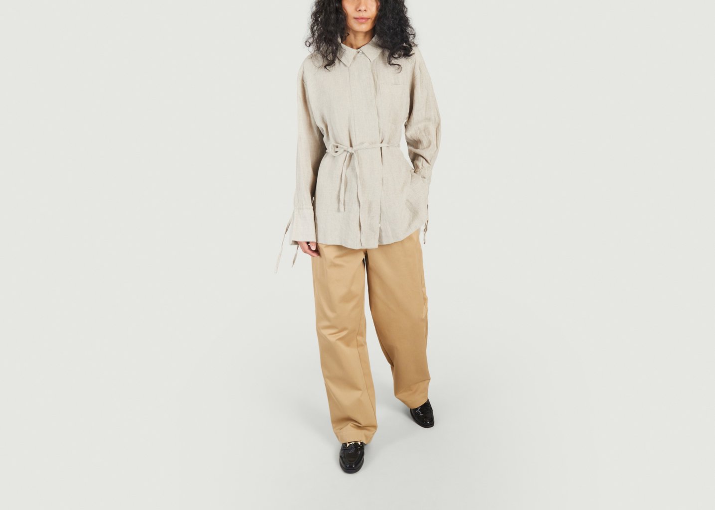 L'exception Chemise Fenna Beige Skall Studio
