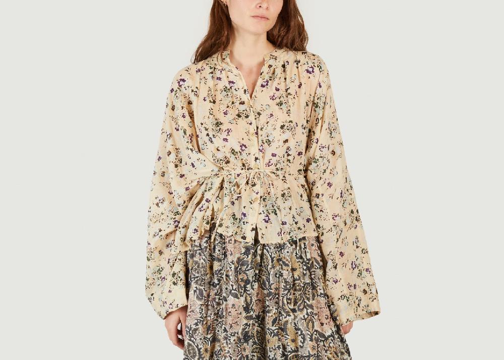 l'exception Chemise Fer Imprimé Laurence Bras