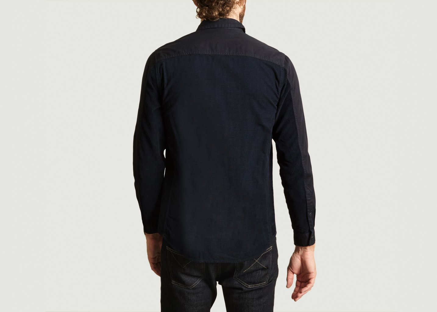 L'exception Chemise Fraction Navy Bleu Marine Folk