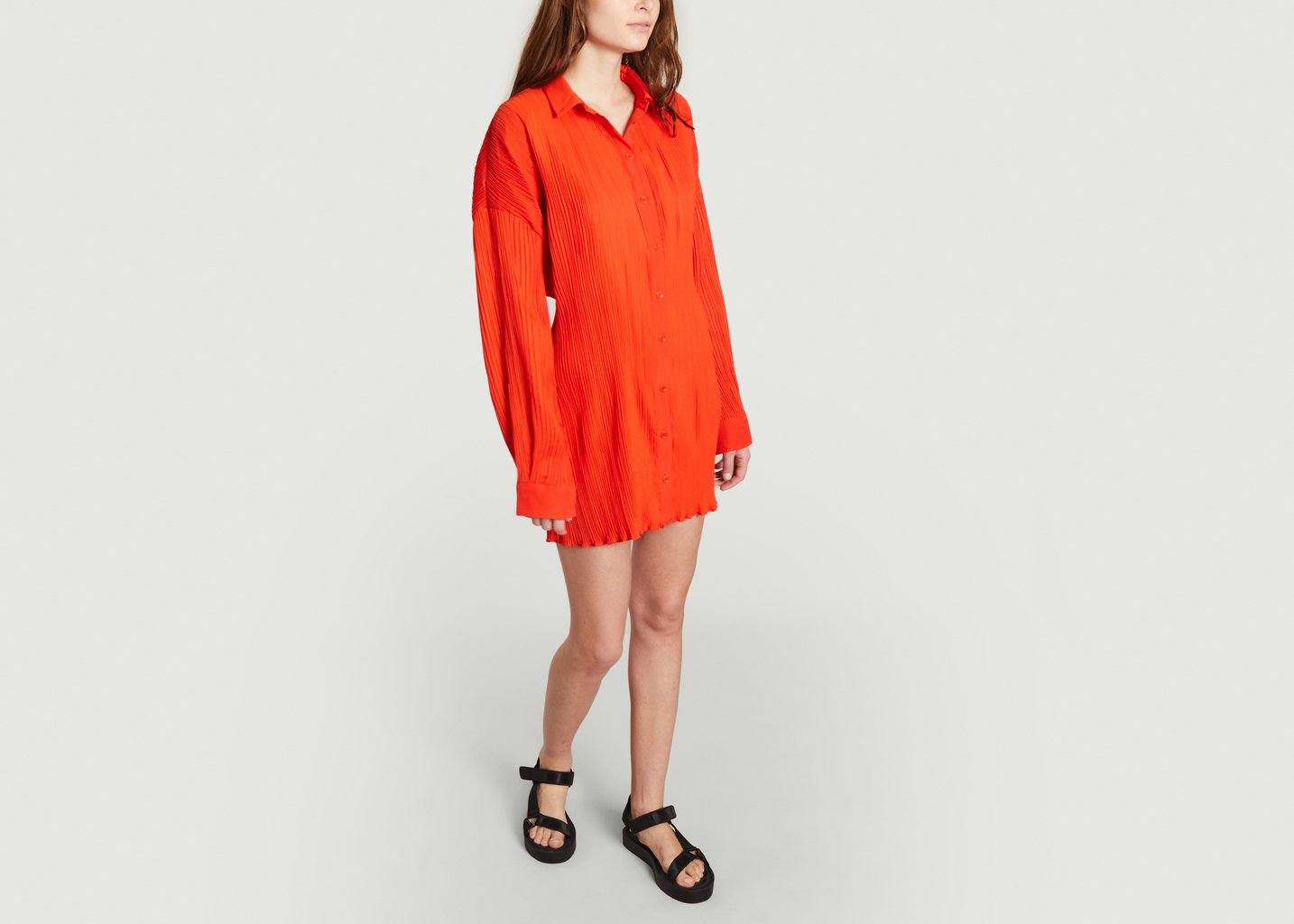 L'exception Chemise Fridah Orange Samsoe & Samsoe