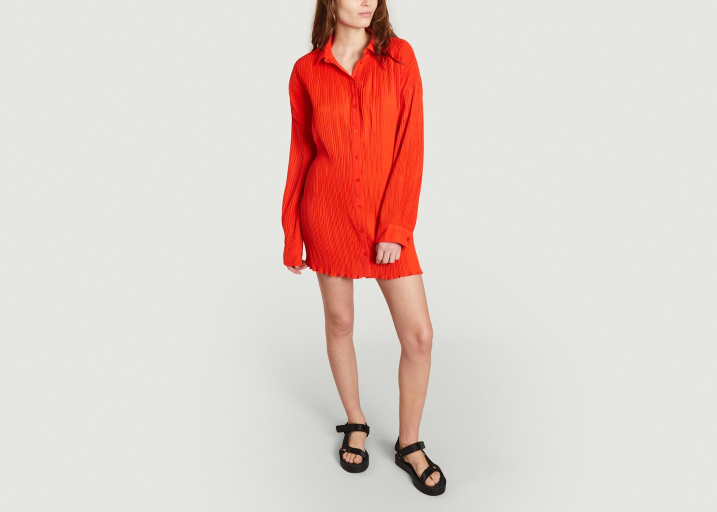 L'exception Chemise Fridah Orange Samsoe & Samsoe
