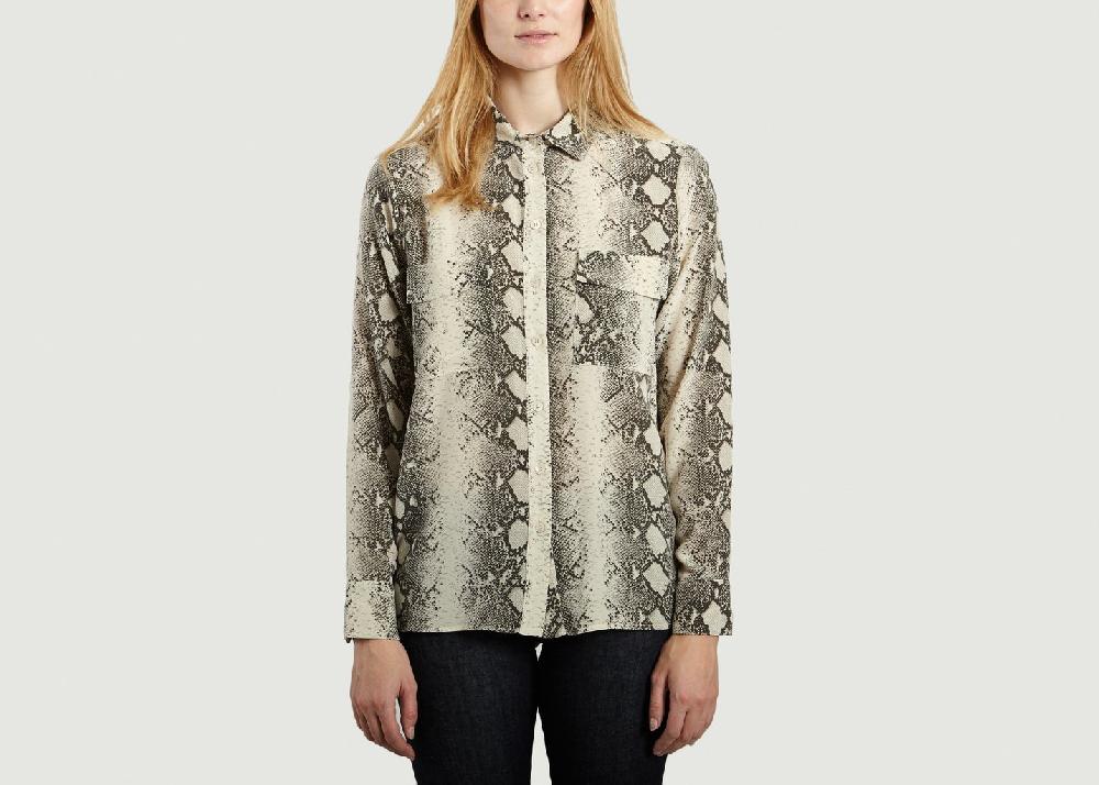 l'exception Chemise Gala Gris Toupy