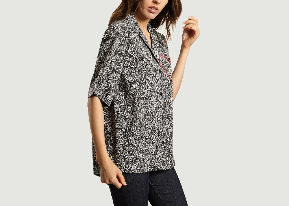 L'exception Chemise Hawaïenne Noir Jour/né