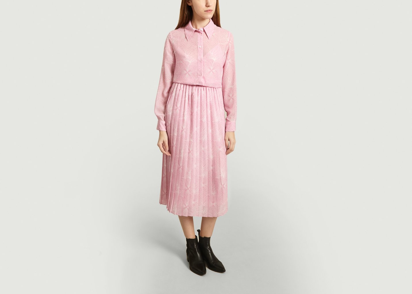 L'exception Chemise Imprimée Rose See By Chloé