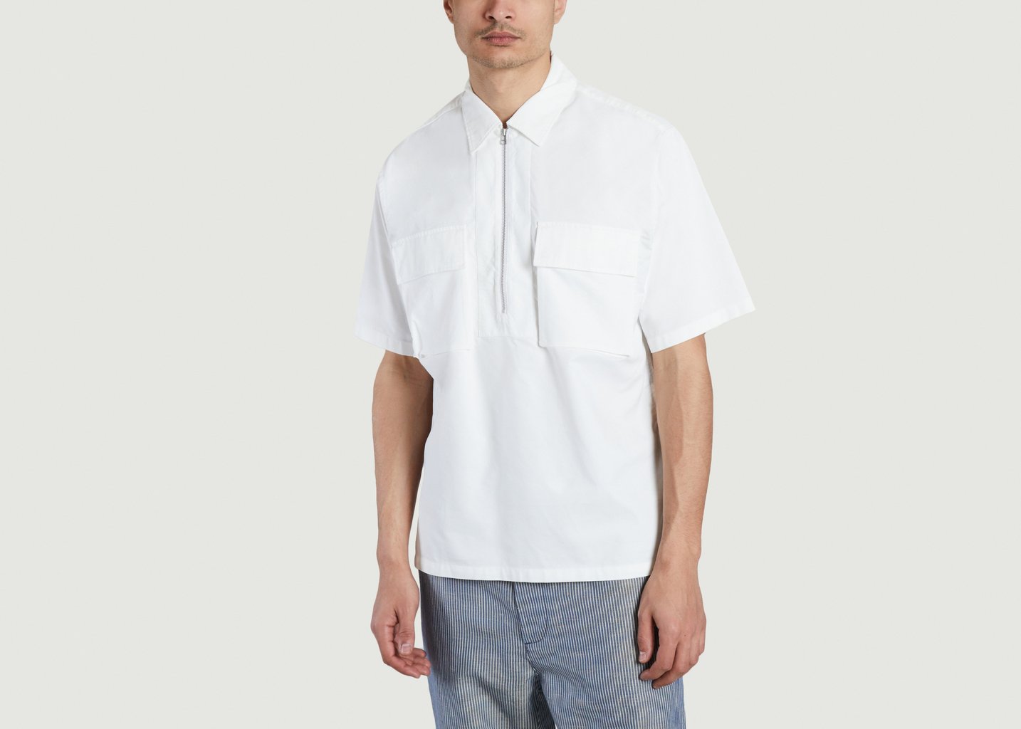 l'exception Chemise Ivan Blanc Norse Projects