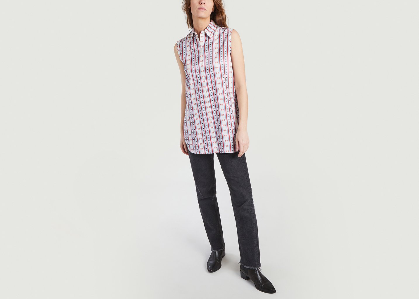 L'exception Chemise Jacquard Blanc Carven