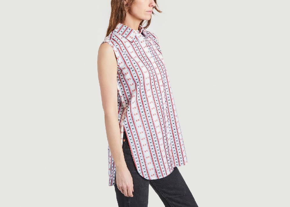 L'exception Chemise Jacquard Blanc Carven