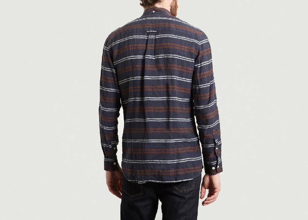 L'exception Chemise Kingston Bleu Marine Mews