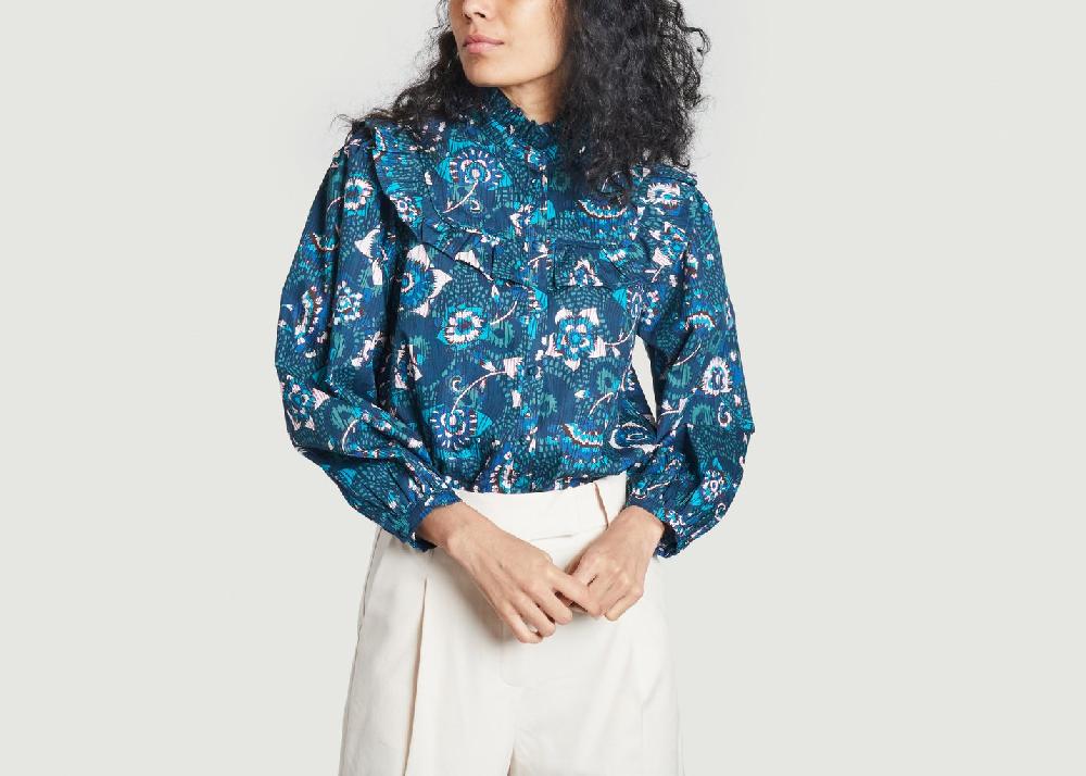 l'exception Chemise Lamini Vert Suncoo