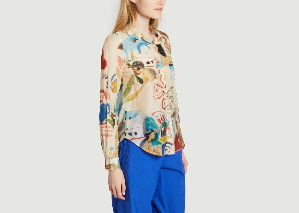 L'exception Chemise Le Bain Fleuri Imprimé G.Kero
