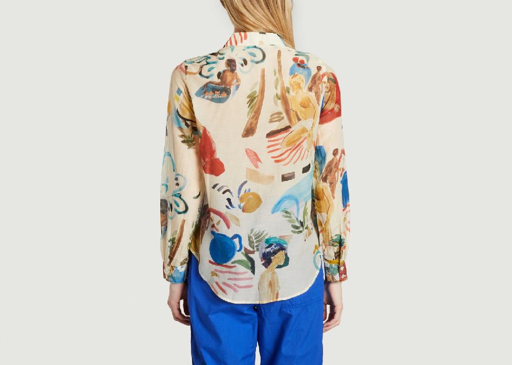 L'exception Chemise Le Bain Fleuri Imprimé G.Kero