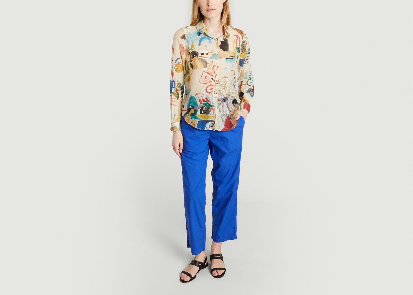 L'exception Chemise Le Bain Fleuri Imprimé G.Kero