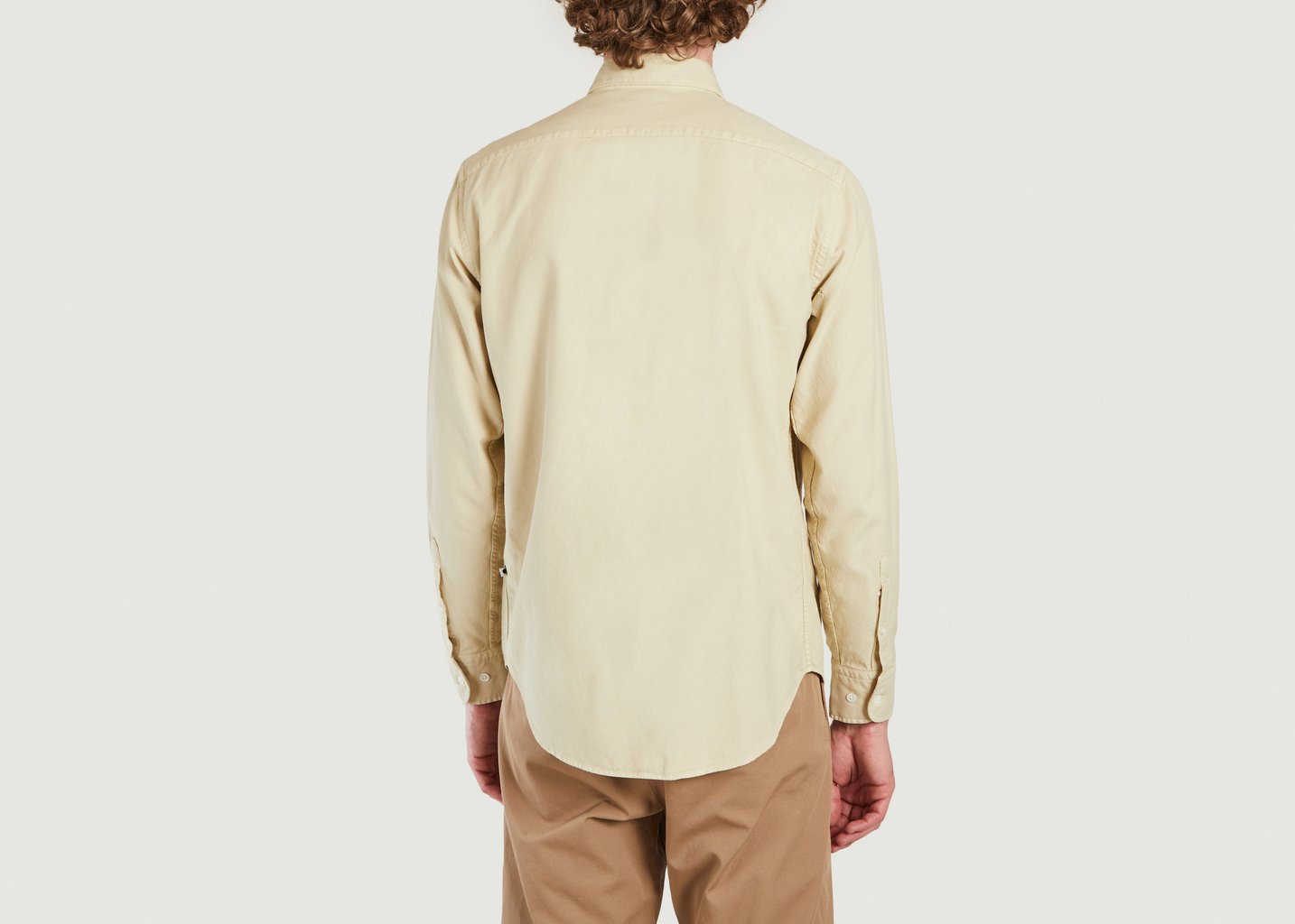 L'exception Chemise Levon Ecru No Nationality 07