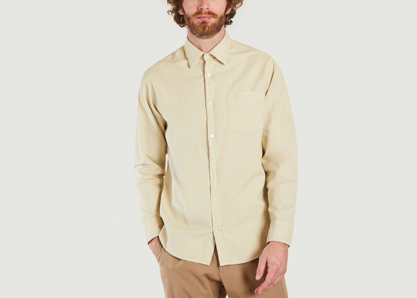 l'exception Chemise Levon Ecru No Nationality 07